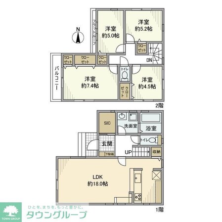 深見台戸建の物件間取画像